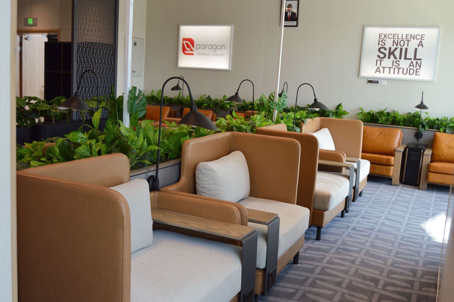 Paragon Premium Lounge Ndola interior
